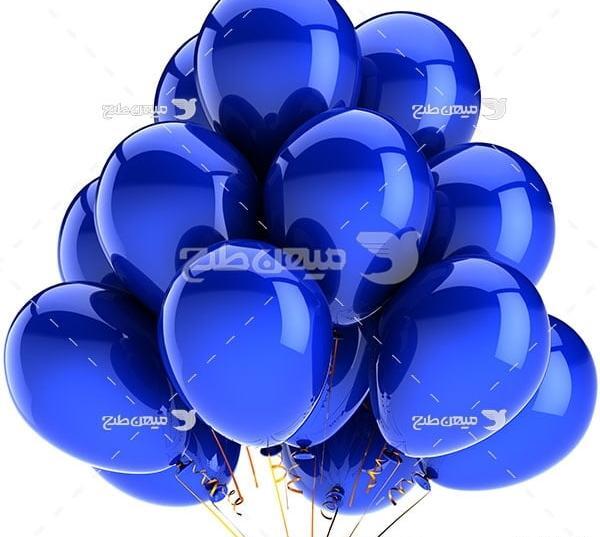 عکس یک دسته بادکنک