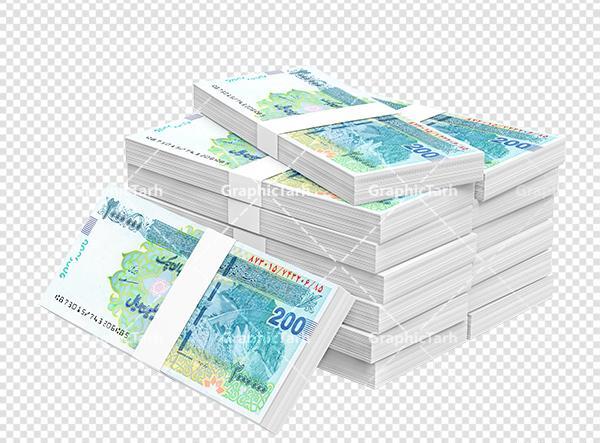 عکس دسته پول ایرانی