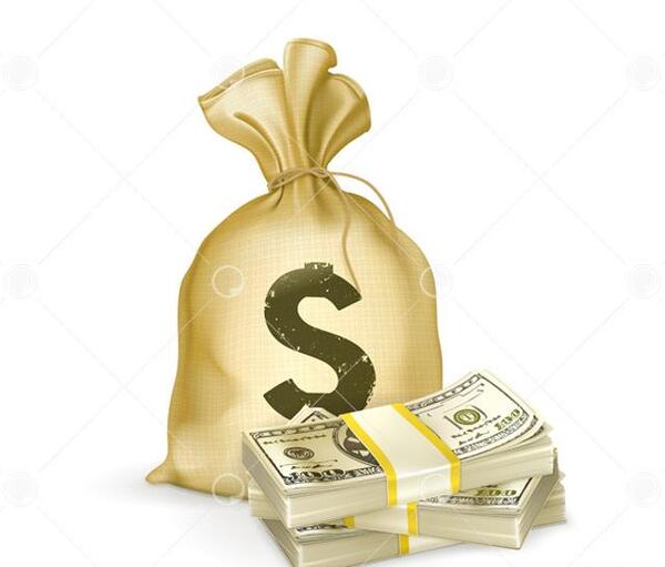 عکس دسته پول دلار