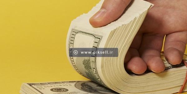 عکس دسته پول دلار