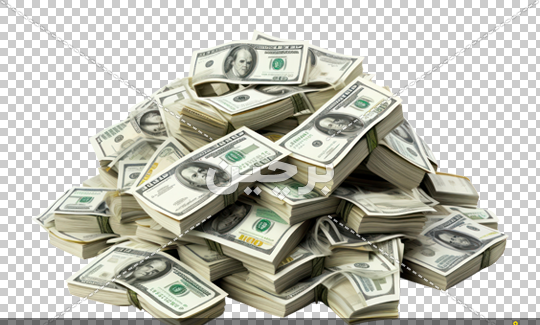 عکس دسته پول دلار
