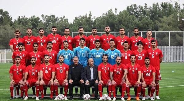 عکس دسته جمعی تیم ملی فوتبال