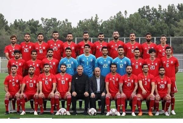 عکس دسته جمعی تیم ملی فوتبال