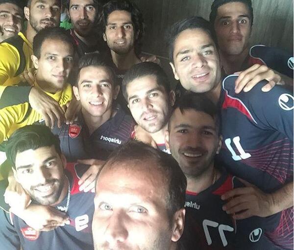 عکس دسته جمعی پرسپولیس جدید