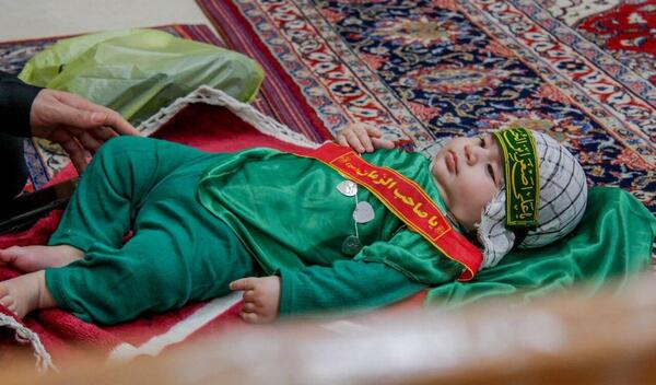 عکس از مراسم شیرخوارگان