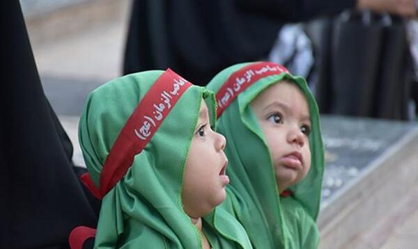 عکس از مراسم شیرخوارگان