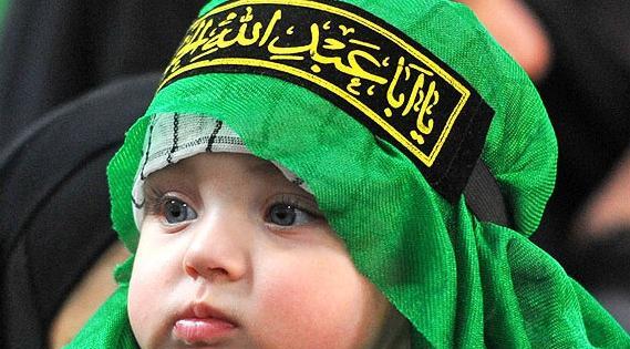 عکس از مراسم شیرخوارگان