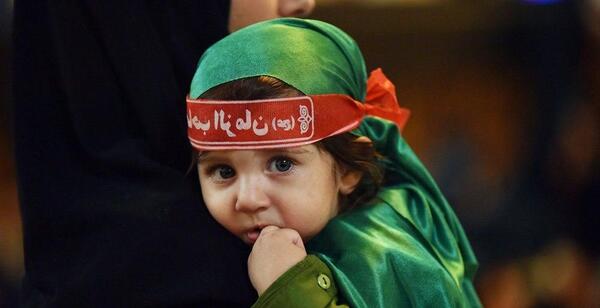 عکس از مراسم شیرخوارگان