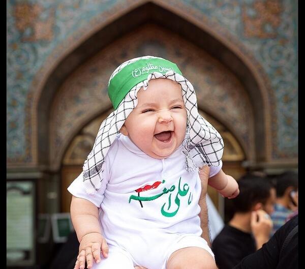 عکس از مراسم شیرخوارگان