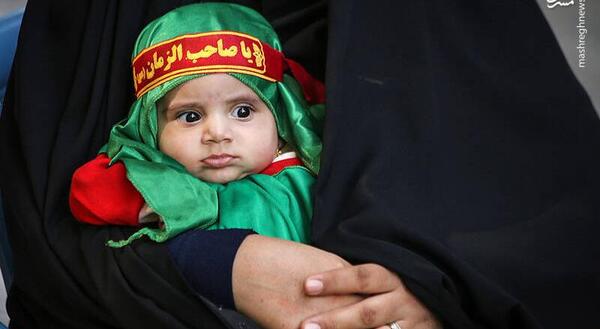 عکس بچه ها در مراسم شیرخوارگان