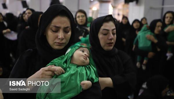عکس بچه ها در مراسم شیرخوارگان