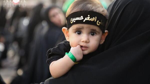 عکس بچه ها در مراسم شیرخوارگان