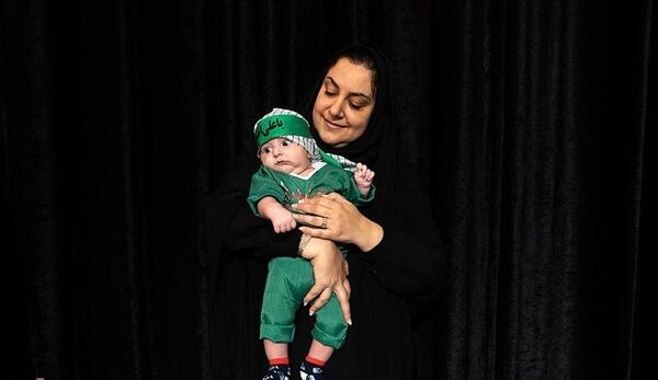 عکس بچه ها در مراسم شیرخوارگان