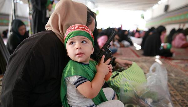 عکس بچه ها در مراسم شیرخوارگان