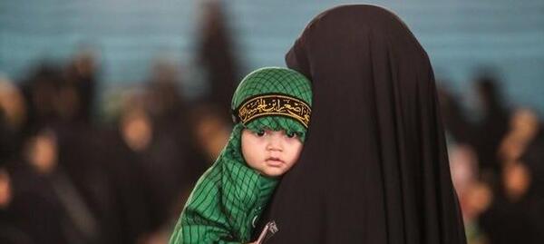 عکس بچه ها در مراسم شیرخوارگان