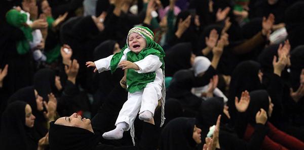 عکس بچه ها در مراسم شیرخوارگان