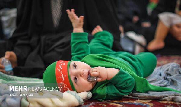 عکس بچه ها در مراسم شیرخوارگان