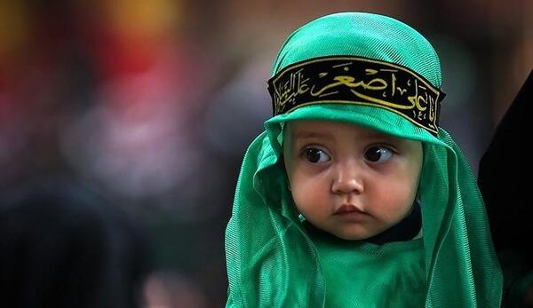 عکس بچه ها در مراسم شیرخوارگان