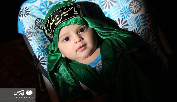 عکس بچه ها در مراسم شیرخوارگان