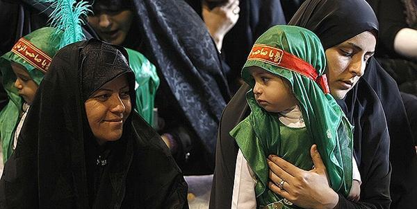 عکس بچه ها در مراسم شیرخوارگان
