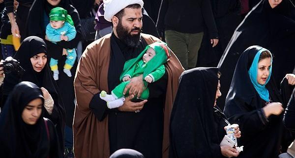 عکس های مراسم شیرخوارگان حسینی