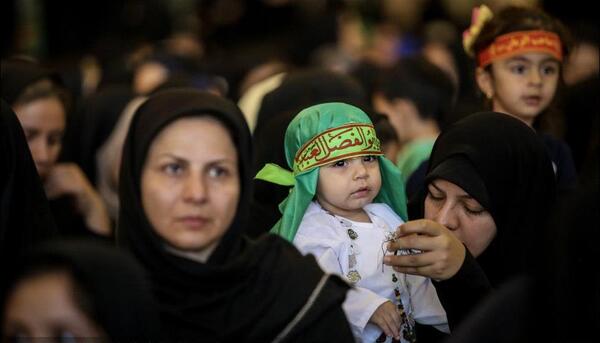 عکس های مراسم شیرخوارگان حسینی