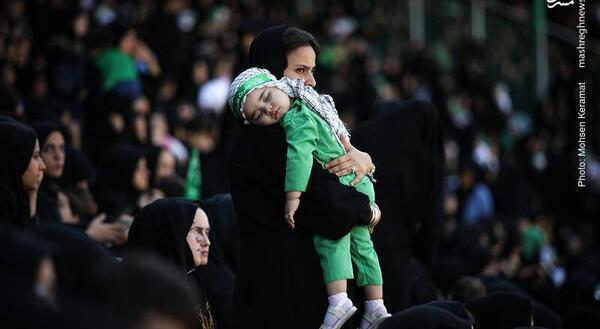 عکس های مراسم شیرخوارگان حسینی