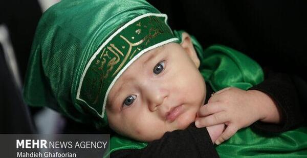 عکس های مراسم شیرخوارگان حسینی