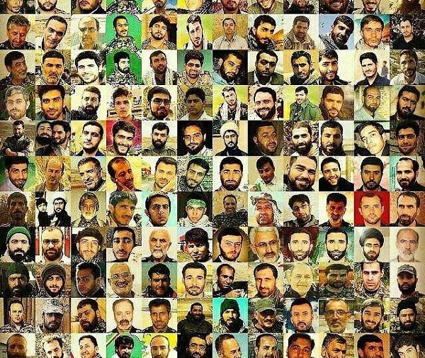 عکس دسته جمعی شهدا دفاع مقدس