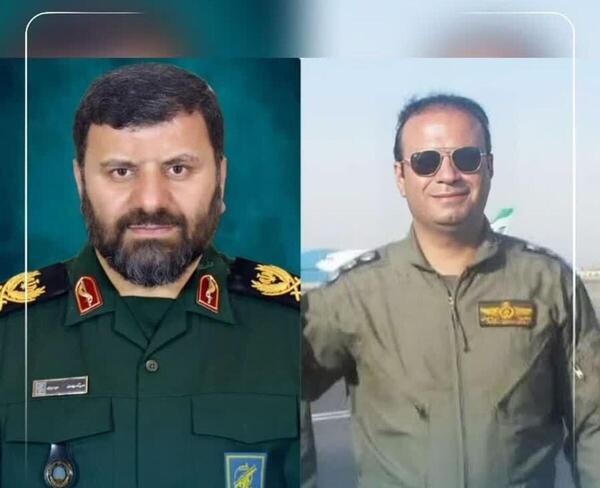 عکس دسته جمعی شهدای بالگرد