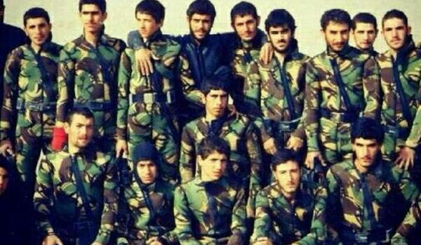عکس دسته جمعی شهدا مدافع حرم