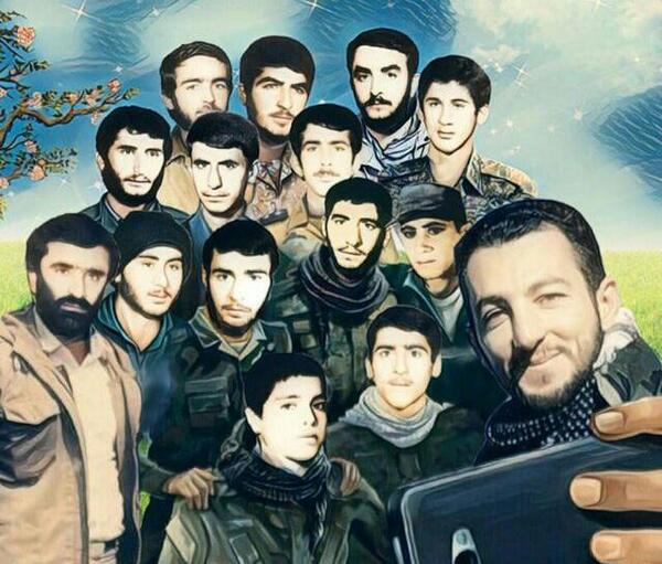 عکس دسته جمعی از شهدای مدافع حرم