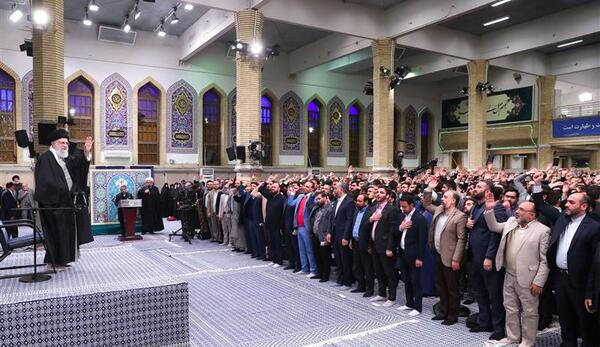 عکس مراسم امروز بیت رهبری