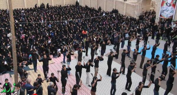 عکس مراسم روضه امام حسین
