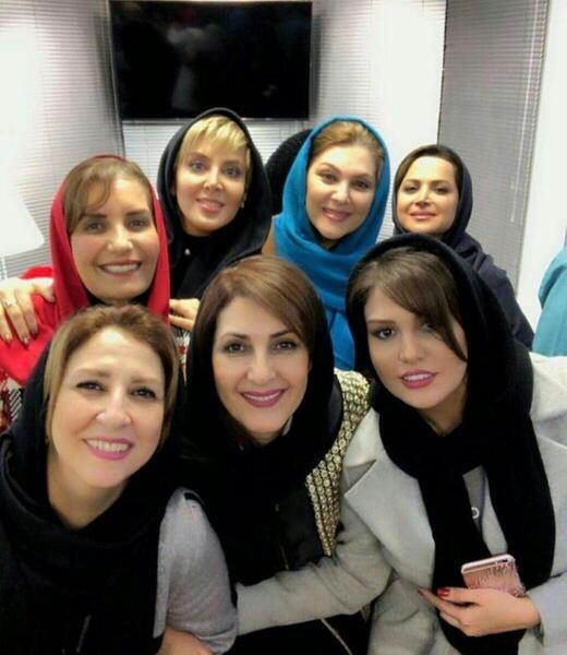 عکس دسته جمعی بازیگران زن