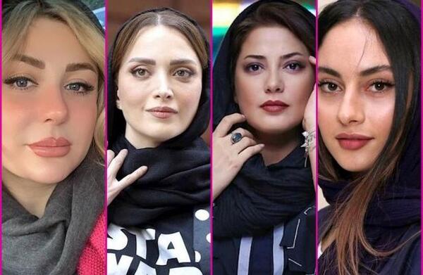 عکس دسته جمعی بازیگران زن