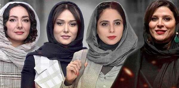عکس دسته جمعی بازیگران زن