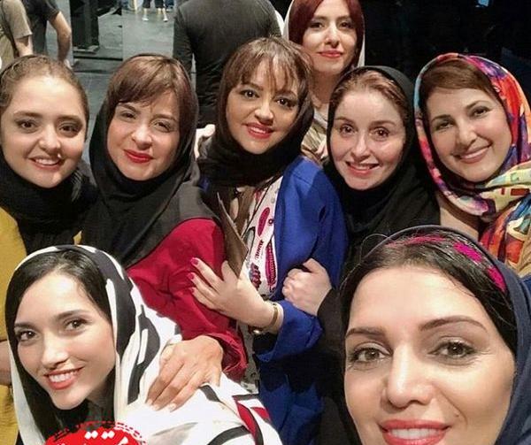 عکس دسته جمعی بازیگران زن