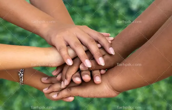 عکس دست روی