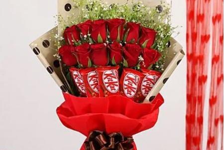 عکس دسته گل شیر کاکائو