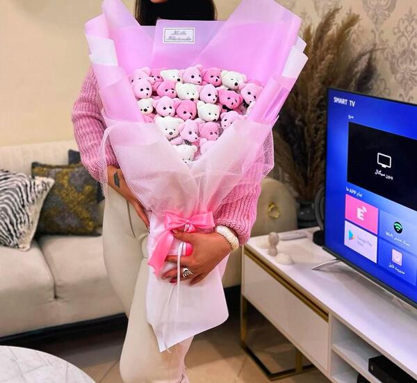 عکس دسته گل شیر کاکائو