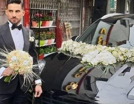 عکس فیک دسته گل تو ماشین
