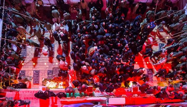 عکس مراسم خاکسپاری حاج قاسم سلیمانی