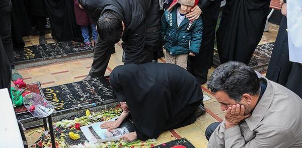 عکس مراسم خاکسپاری حاج قاسم سلیمانی