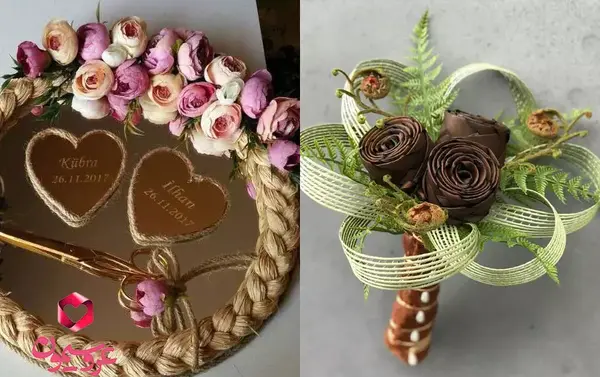 عکس تزیین حنا برای مراسم حنابندان