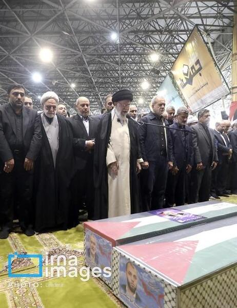 عکس مراسم تشییع اسماعیل هنیه