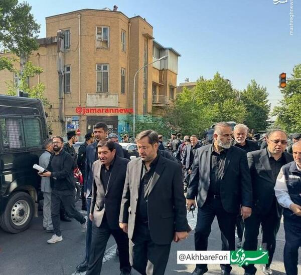 عکس مراسم تشییع رئیس جمهور