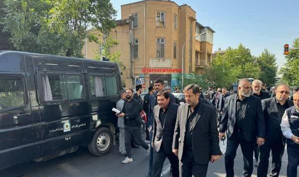 عکس مراسم تشییع رئیس جمهور