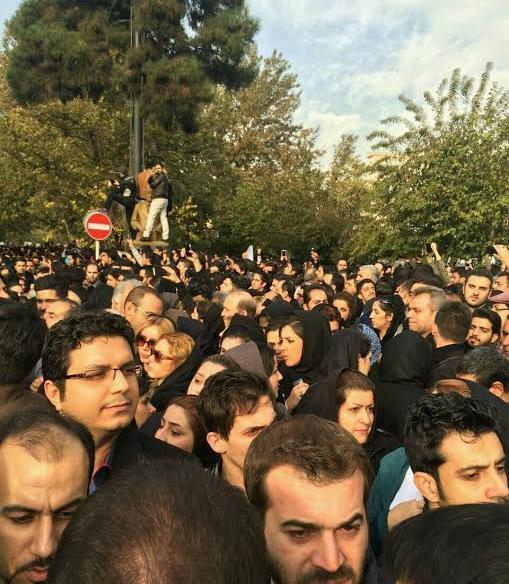 عکس مراسم تشییع جنازه مرتضی پاشایی