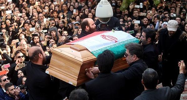 عکس مراسم تشییع جنازه مرتضی پاشایی